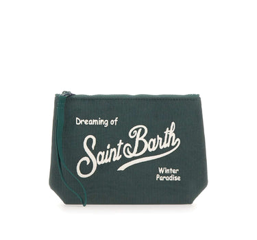 MC2 SAINT BARTH Pochette "Aline Corduroy" GREEN Uomo 
