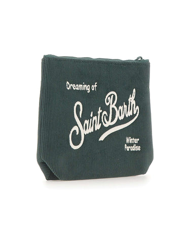 MC2 SAINT BARTH Pochette "Aline Corduroy" GREEN Uomo 