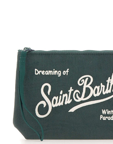 MC2 SAINT BARTH Pochette "Aline Corduroy" GREEN Uomo 