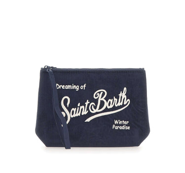 MC2 SAINT BARTH Pochette "Aline Corduroy" BLUE Uomo 