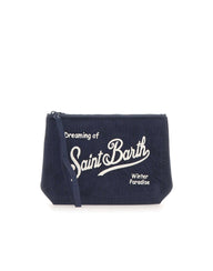 MC2 SAINT BARTH Pochette "Aline Corduroy" BLUE Uomo 