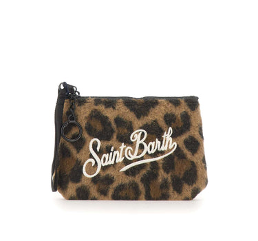 MC2 SAINT BARTH Pochette "Aline Mini Felt" BROWN Donna 
