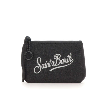 MC2 SAINT BARTH Pochette "Aline Mini Lurex" BLACK Donna 