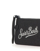 MC2 SAINT BARTH Pochette "Aline Mini Lurex" BLACK Donna 