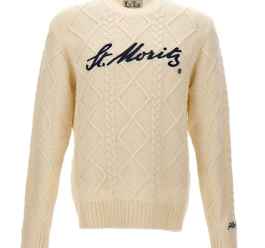 MC2 SAINT BARTH Maglia "Bergen Tricot" WHITE Uomo 