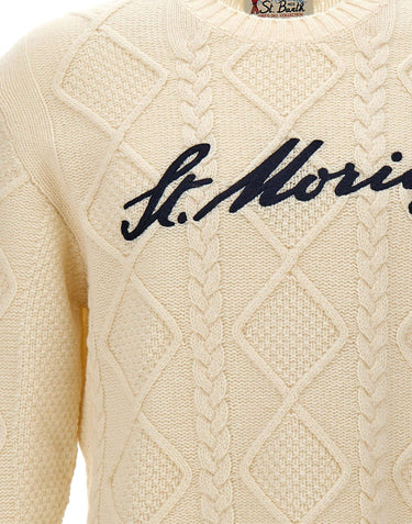 MC2 SAINT BARTH Maglia "Bergen Tricot" WHITE Uomo 