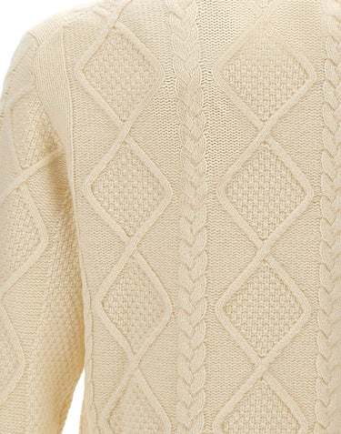 MC2 SAINT BARTH Maglia "Bergen Tricot" WHITE Uomo 