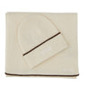 MC2 SAINT BARTH Set sciarpa e cappello in lana merinos WHITE Uomo 