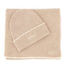 MC2 SAINT BARTH Set sciarpa e cappello in lana merinos BEIGE Uomo 