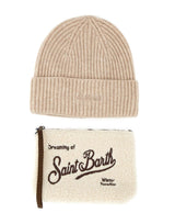 MC2 SAINT BARTH Confezione regalo cappello e pochette BEIGE Donna 