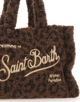 MC2 SAINT BARTH Borsa a mano "Colette Teddy" BROWN Donna 