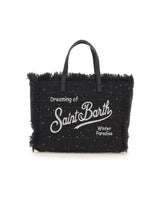 MC2 SAINT BARTH Borsa a mano "Colette Tweed" BLACK Donna 