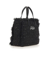 MC2 SAINT BARTH Borsa a mano "Colette Tweed" BLACK Donna 