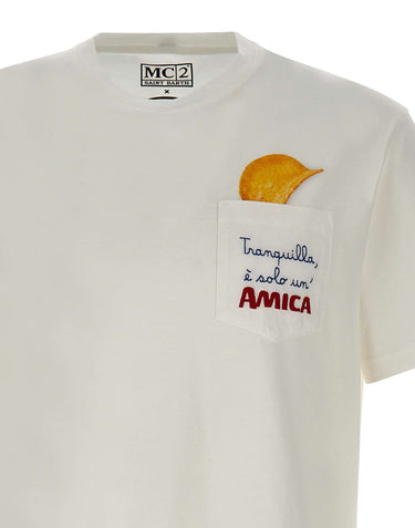 MC2 SAINT BARTH T-shirt "Connor" WHITE Uomo 