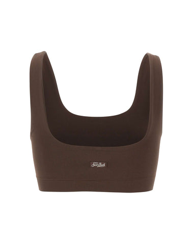 MC2 SAINT BARTH Top sportivo "Fify" BROWN Donna 