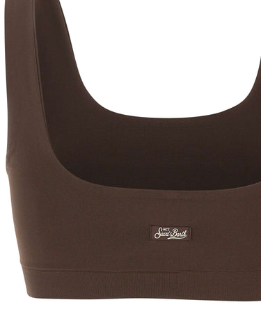 MC2 SAINT BARTH Top sportivo "Fify" BROWN Donna 