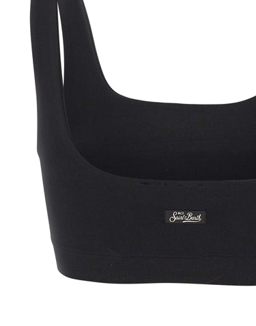 MC2 SAINT BARTH Top sportivo "Fify" BLACK Donna 
