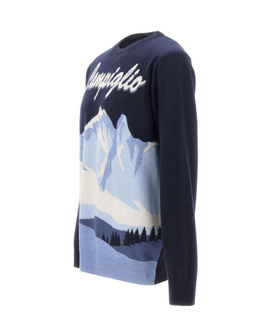MC2 SAINT BARTH Maglia "Heron C" BLUE Uomo 