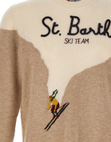 MC2 SAINT BARTH Maglia "Heron C" BEIGE Uomo 