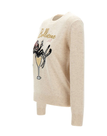 MC2 SAINT BARTH Maglia "New Queen" BEIGE Donna 