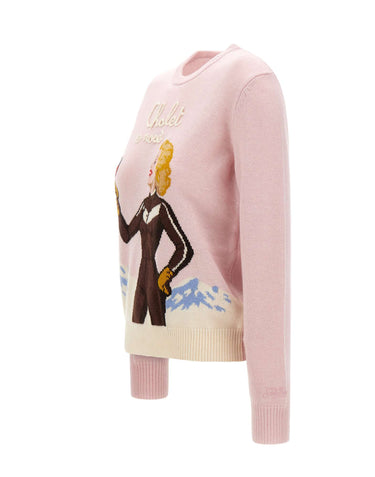 MC2 SAINT BARTH Maglia "New Queen" Pink Donna 