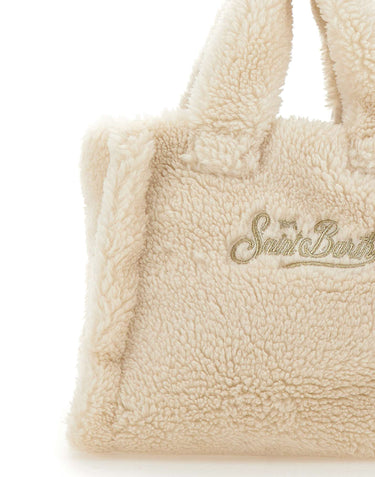 MC2 SAINT BARTH Borsa a mano "Vanity Mini Teddy" WHITE Uomo 