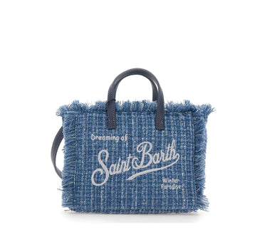 MC2 SAINT BARTH Borsa a mano "Vanity Mini" Light Blue Donna 