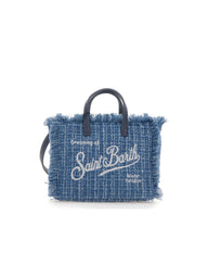 MC2 SAINT BARTH Borsa a mano "Vanity Mini" Light Blue Donna 