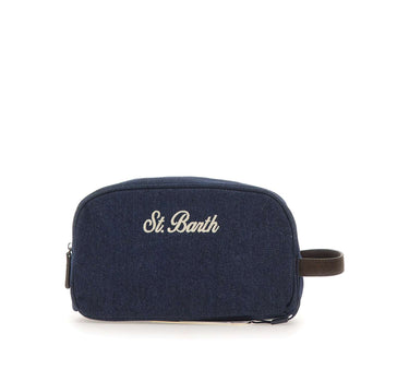MC2 SAINT BARTH Beauty case "Westwood Denim" BLUE Uomo 