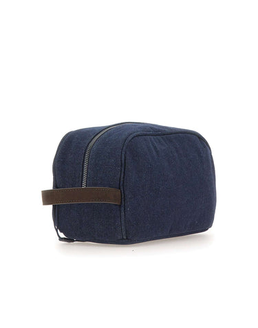 MC2 SAINT BARTH Beauty case "Westwood Denim" BLUE Uomo 