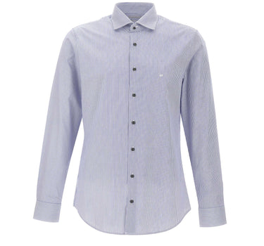 MICHAEL MICHAEL KORS Camicia in popeline di cotone a righe MULTICOLOR Uomo 