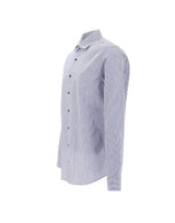 MICHAEL MICHAEL KORS Camicia in popeline di cotone a righe MULTICOLOR Uomo 