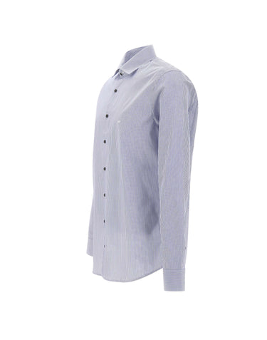 MICHAEL MICHAEL KORS Camicia in popeline di cotone a righe MULTICOLOR Uomo 