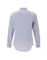 MICHAEL MICHAEL KORS Camicia in popeline di cotone a righe MULTICOLOR Uomo 
