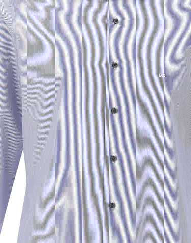 MICHAEL MICHAEL KORS Camicia in popeline di cotone a righe MULTICOLOR Uomo 