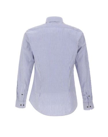 MICHAEL MICHAEL KORS Camicia in popeline di cotone a righe Bengal MULTICOLOR Uomo 