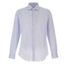 MICHAEL MICHAEL KORS Camicia in cotone dobby Light Blue Uomo 
