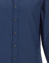 MICHAEL MICHAEL KORS Camicia slim fit in cotone BLUE Uomo 