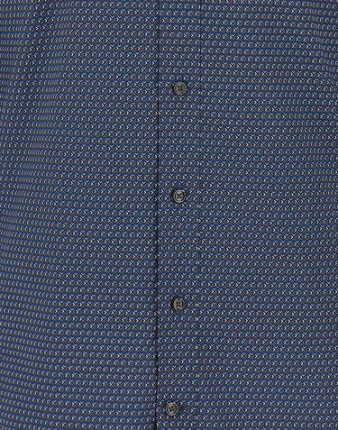 MICHAEL MICHAEL KORS Camicia slim fit con micro fantasia BLUE Uomo 