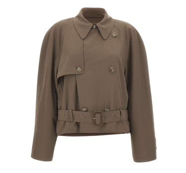 Giacca in misto lana con cintura S52AM0361 M35436123 MM6 MAISON MARGIELA 