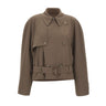 Giacca in misto lana con cintura S52AM0361 M35436123 MM6 MAISON MARGIELA 