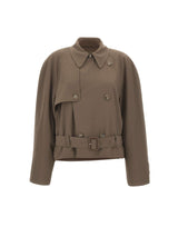 Giacca in misto lana con cintura S52AM0361 M35436123 MM6 MAISON MARGIELA 