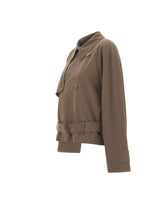 Giacca in misto lana con cintura S52AM0361 M35436123 MM6 MAISON MARGIELA 