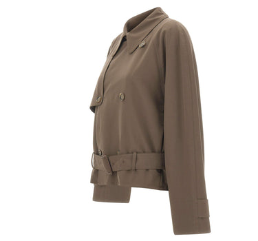 Giacca in misto lana con cintura S52AM0361 M35436123 MM6 MAISON MARGIELA 