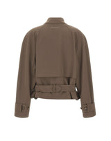 Giacca in misto lana con cintura S52AM0361 M35436123 MM6 MAISON MARGIELA 