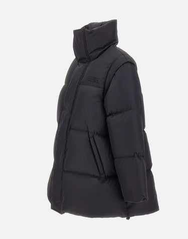 Piumino in nylon con maniche staccabili S52AM0370 M36018900 MM6 MAISON MARGIELA 