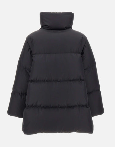 Piumino in nylon con maniche staccabili S52AM0370 M36018900 MM6 MAISON MARGIELA 