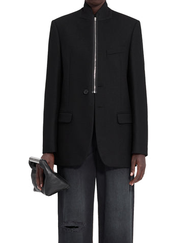 Giacca in flanella con zip S52BN0153 M36003900 MM6 MAISON MARGIELA 