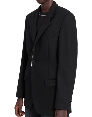 Giacca in flanella con zip S52BN0153 M36003900 MM6 MAISON MARGIELA 