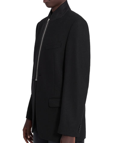Giacca in flanella con zip S52BN0153 M36003900 MM6 MAISON MARGIELA 